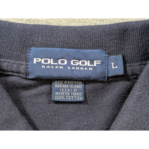 Polo Golf Ralph Lauen Polo Shirt Men's L Blue Regular Fit Short Sleeve Casual - Picture 7 of 9